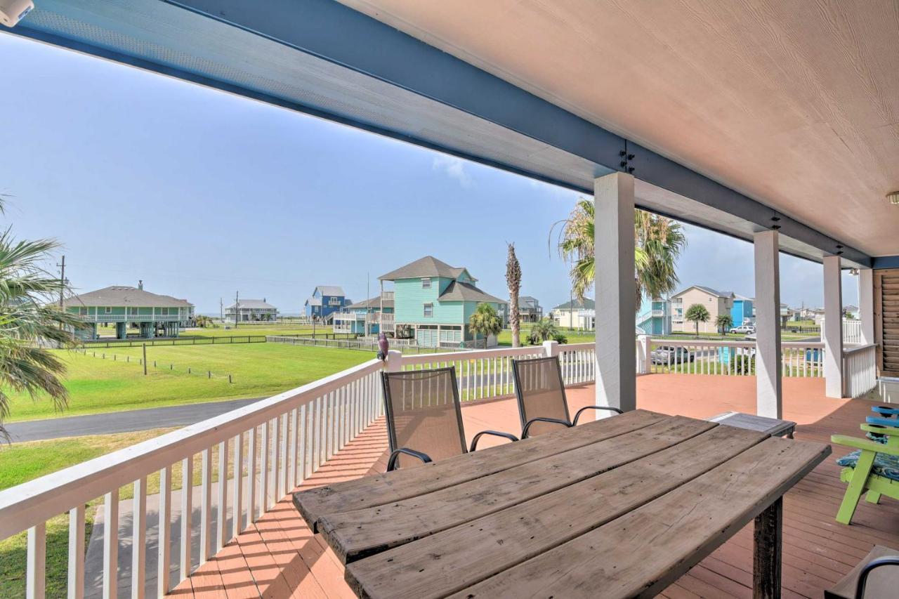 Вилла Bright Crystal Beach House, Walk To Coast! Bolivar Peninsula Экстерьер фото